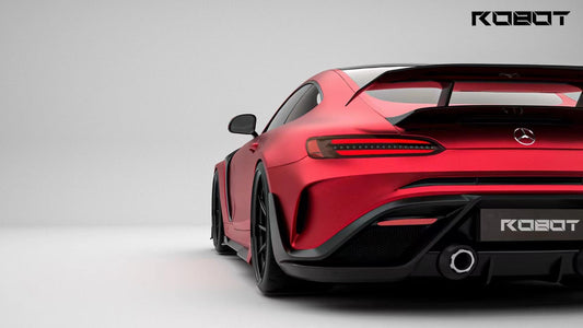 Mercedes Benz AMG GT/GTS C190 (fits both Pre-facelift & facelift) 2015 2016 2017 2018 2020 2021 with Aftermarket Parts - Paragon Style Full Body Kit Package FRP / Carbon Fiber from Robot Craftsman