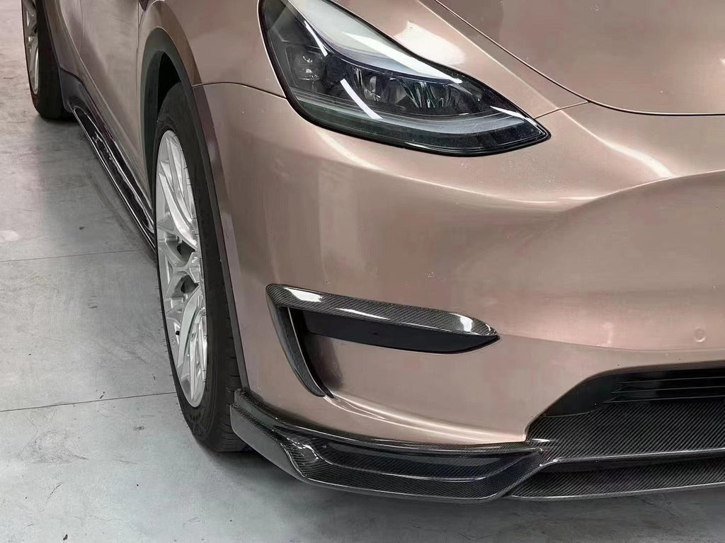 CMST Tuning Carbon Fiber Front Lip Ver.2 for Tesla Model Y