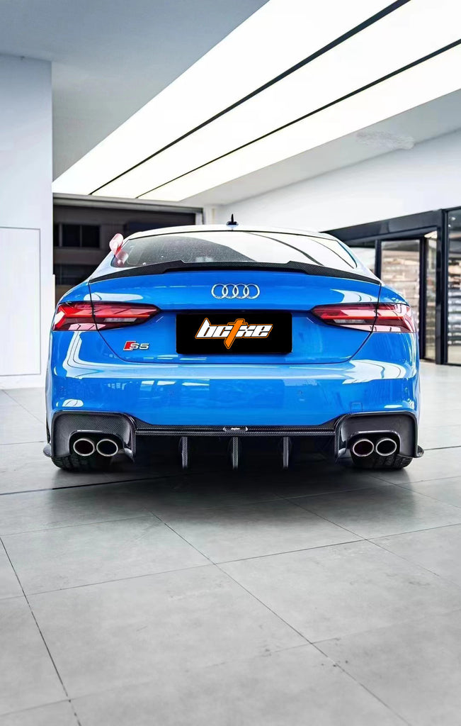 BCTXE Tuning Pre-preg Carbon Fiber Rear Diffuser Ver.1 for Audi S5 & A5 S Line 2020-ON B9.5 - Performance SpeedShop