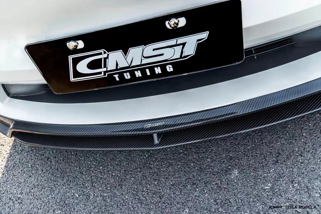 CMST Tuning Carbon Fiber Front Lip for Tesla Model X 2022-ON