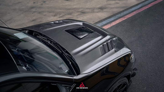 BMW X3 G01 & X3M X3MC F97 (Fits Both Pre-LCI & LCI) 2019 2020 2021 2022 2023 2024 & X4 G02 & X4M X4MC F98 (Fits Both Pre-LCI & LCI) 2019 2020 2021 2022 2023 2024 2025 with Aftermarket Parts ART Vented Transparent Glass V2 Hood Bonnet Dry Pre-preg Carbon Fiber from ArmorExtend