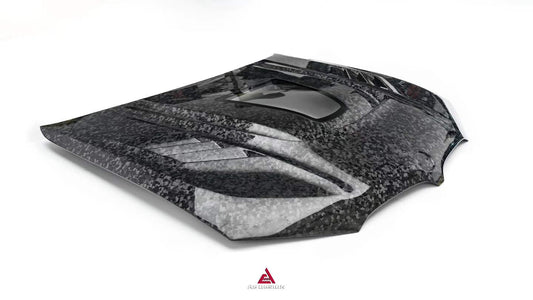 BMW X3 G01 & X3M X3MC F97 (Fits Both Pre-LCI & LCI) 2019 2020 2021 2022 2023 2024 & X4 G02 & X4M X4MC F98 (Fits Both Pre-LCI & LCI) 2019 2020 2021 2022 2023 2024 2025 with Aftermarket Parts ART Vented Transparent Glass V2 Hood Bonnet Dry Pre-preg Carbon Fiber from ArmorExtend