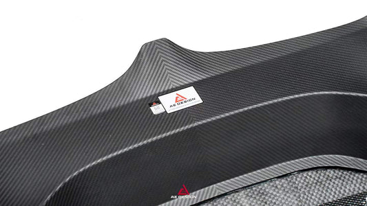 BMW X3 G01 & X3M X3MC F97 (Fits Both Pre-LCI & LCI) 2019 2020 2021 2022 2023 2024 & X4 G02 & X4M X4MC F98 (Fits Both Pre-LCI & LCI) 2019 2020 2021 2022 2023 2024 2025 with Aftermarket Parts ART Vented Transparent Glass V2 Hood Bonnet Dry Pre-preg Carbon Fiber from ArmorExtend