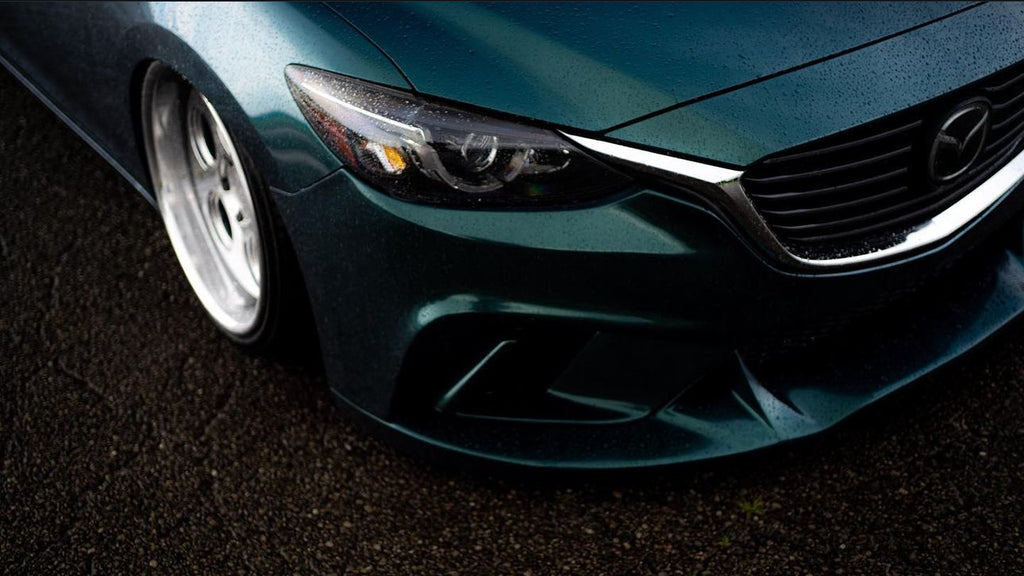 Robot Craftsman Front Bumper & Lip & Lower Splitter for Mazda6 Sport Grand Touring Singature Carbon Fiber / FRP