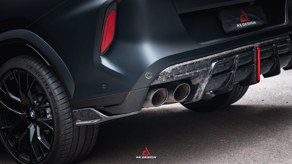 Armorextend Carbon Fiber Rear Diffuser & Canards AE V2 for BMW X5M/C X6M/C F95 F96