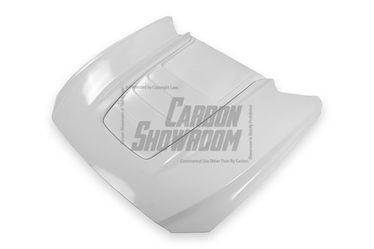 Ford Mustang Ecoboost V6 GT March1 Bullitt S550.2 2018 2019 2020 2021 2022 2023 with Aftermarket Parts - V4 Hood Carbon Fiber/FRP from Aero Republic