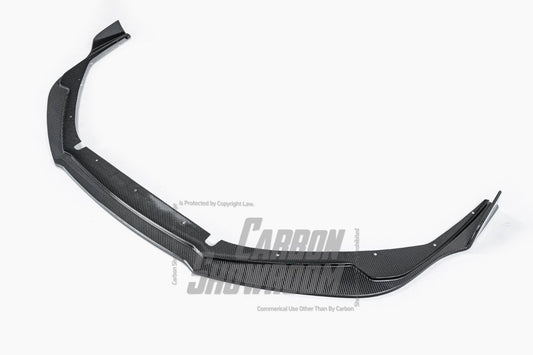 Lamborghini Huracan STO 2021 2022 2023 2024 with Aftermarket Parts - Vor Style Front Lip Pre-preg Carbon Fiber / FRP from Aero Republic