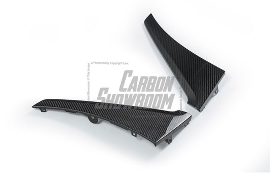 BMW X7 xDrive40i M60i ALPINA XB7 LCI G07 2023-ON with Aftermarket Parts - Headlight Valance Trim Pre-preg Carbon Fiber from TAKD Carbon