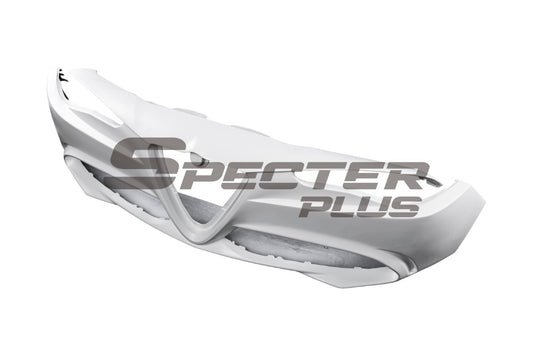 Alfa Romeo Giulia Quadrifoglio Sport Veloce Ti Sprint RWD AWD Lusso Base 2017-ON with Aftermarket Parts - Front Bumper & Lip Carbon Fiber/FRP from SPECTER PLUS