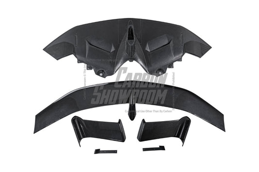 Lamborghini Aventador Base LP700 LP720 S LP740 SV LP750 Ultimate LP780 SVJ LP770 2012 2013 2014 2015 2016 2017 2018 2019 2020 2021 2022 2023 with Aftermarket Parts - 1:1 SVJ Conversion Rear Wing Pre-preg Carbon Fiber / FRP from Aero Republic