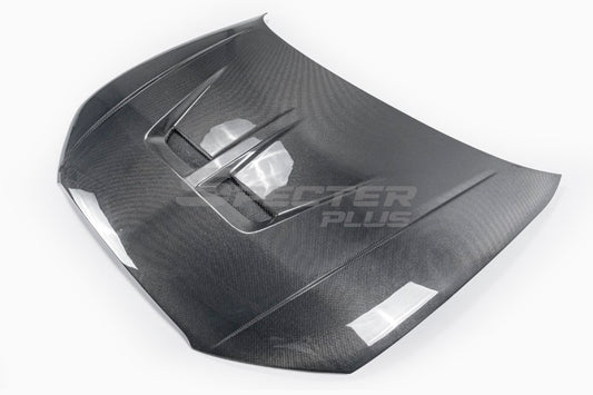 Audi RS3 8V.5 2018 2019 2020 with Aftermarket Parts - Hood Carbon Fiber / FRP from SPECTER PLUS