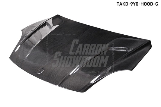 Porsche Cayenne / GTS / Turbo 9Y0 9Y3 2018-ON with Aftermarket Parts - Hood Bonnet Double-sided Pre-preg Carbon Fiber from TAKD Carbon