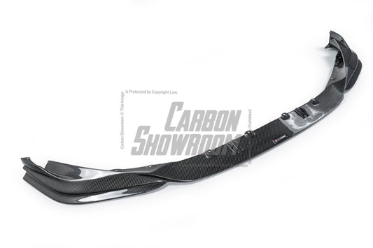 BMW M3 / M3C G80/G81 2021 2022 2023 2024 & M4 / M4C G82/G83 2021 2022 2023 2024 with Aftermarket Parts - Front Lip Pre-preg Carbon Fiber from TAKD Carbon