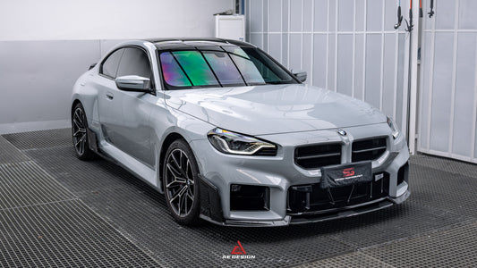 BMW M2 & M2C G87 2023 2024 with Aftermarket Parts - ART Style Side Skirts Carbon Fiber from ArmorExtend