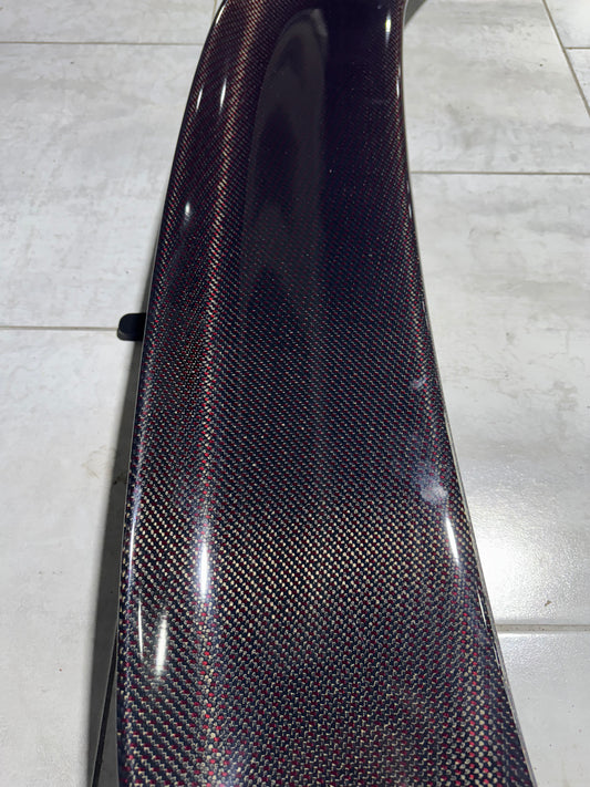 Honda Civic Type-R FL5 2023 2024 with Aftermarket Parts - Modulo Style Rear Spoiler Carbon Fiber from EPR USA