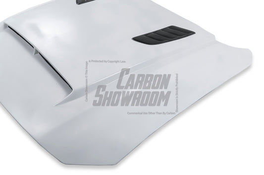 Ford Mustang Ecoboost V6 GT March1 Bullitt S550.2 2018 2019 2020 2021 2022 2023 with Aftermarket Parts - V2 Hood Carbon Fiber/FRP from Aero Republic