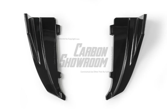 Benz C-Class C63S C63 C43 AMG C300 W205 Sedan (Fits Both Pre-LCI & LCI,C300 requires sport package bumper) 2015-2021 Aftermarket Parts - VTEN Rear Diffuser&Canards ABS