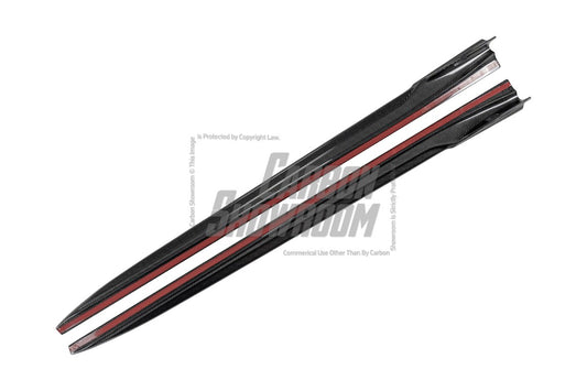 BMW X5 M60i xDrive50e x/sDrive40i G05 (Fits Both Pre-LCI & LCI) 2020-ON & X5M X5MC F95 (Fits Both Pre-LCI & LCI) 2020-ON & X6 M60I xDrive40i G06 (Fits Pre-LCI & LCI) 2020-ON & X6M X6MC F96 (Fits Pre-LCI & LCI) 2020-ON with Aftermarket Parts - AE V2 Side Skirts Pre-preg Pre-preg Carbon Fiber from Armorextend