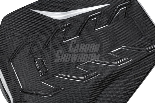 BMW M5 M5C G90 2024-ON with Aftermarket Parts - Engine Cover Replacement Carbon Fiber from Aero Republic