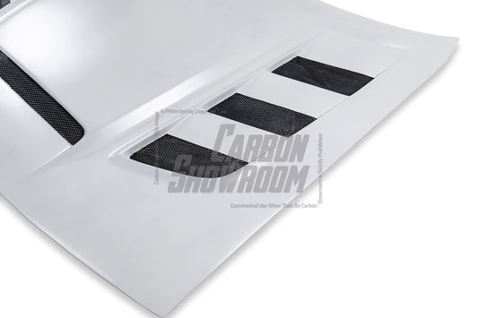 Dodge Challenger Base SXT SRT8 392 GT R/T Hellcat Redeye Jailbreak Demon 2008 2009 2010 2011 2012 2013 2014 2015 2016 2017 2018 2019 2020 2021 2022 2023 with Aftermarket Parts - V3 Hood Carbon Fiber/FRP from Aero Republic