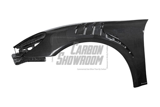 Porsche 718 Cayman / Boxster / GTS / GT4 / Spyder 2017 2018 2019 2020 2021 2022 2023 2024 with Aftermarket Parts - Pre-preg Carbon Fiber Front Fenders from TAKD Carbon