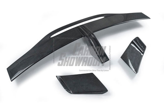 BMW M4 / M4C G82 2021 2022 2023 2024 & 4 series 430i M440i G22 G23 2021 2022 2023 2024 with Aftermarket Parts - Extreme Style Rear GT Wing Pre-preg Carbon Fiber from TAKD Carbon