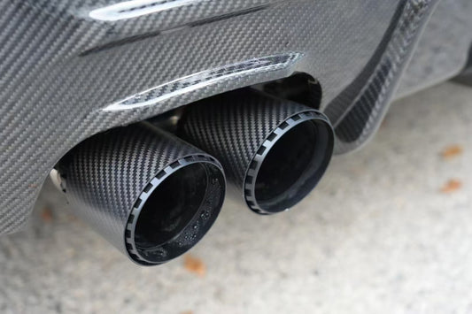 BMW 4 series 430i M440i G22 G23 2020-ON with Aftermarket Parts - Rear Diffuser & Canards Pre-preg Carbon Fiber from Karbel Carbon