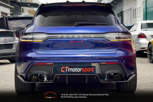 CMST Tuning Rear Roof Spoiler for Porsche Macan 95B.3 Base/S/T Carbon Fiber/FRP