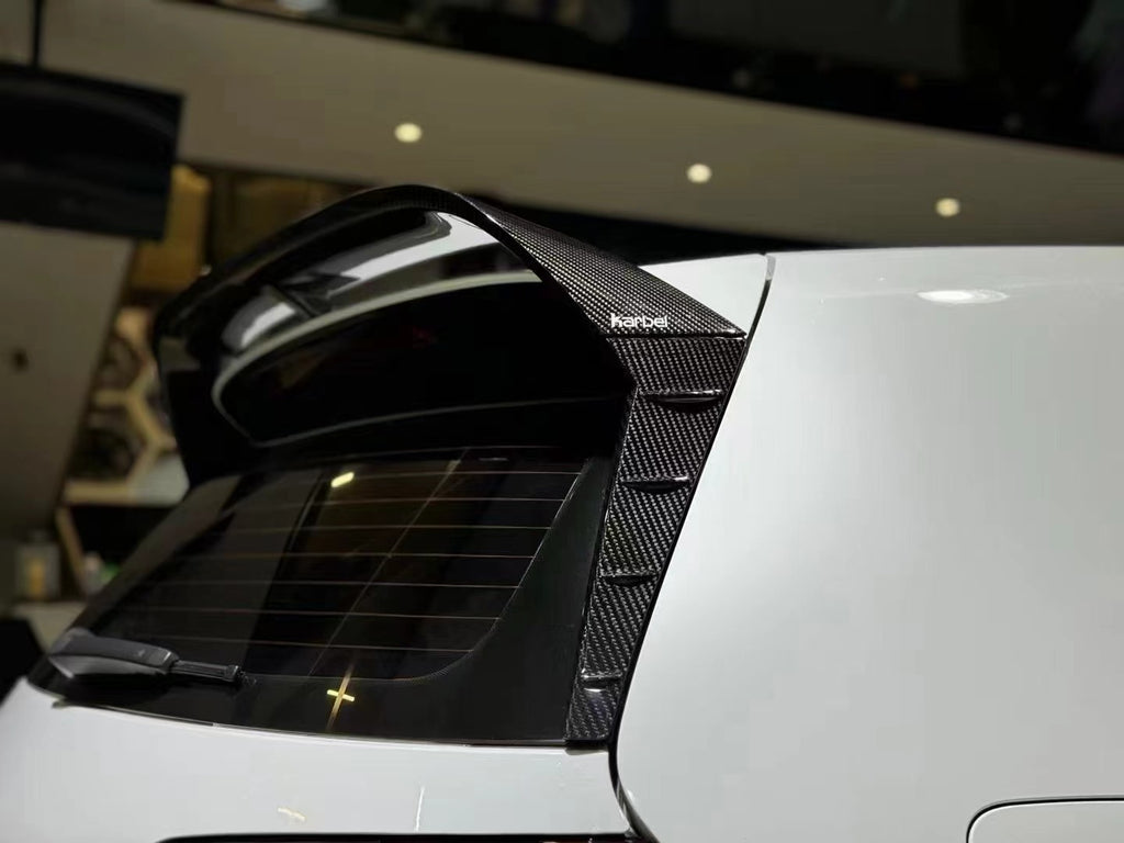Karbel Carbon Dry Carbon Fiber Rear Roof Spoiler Ver.2 for Volkswagen Golf GTI MK7.5