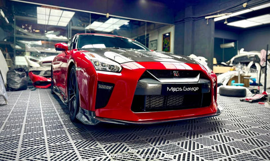 CMST Tuning V2 Tempered Clearview Glass Hood for Nissan GTR Nismo T-Spec Carbon Fiber/FRP