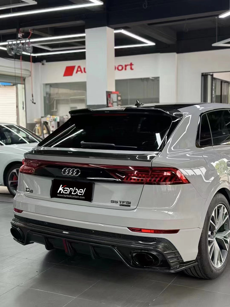 Karbel Pre-preg Carbon Fiber Rear Trunk Spoiler For Audi RSQ8 SQ8 Q8 2019-ON