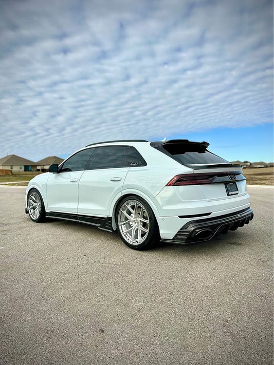 Karbel Carbon V1 Rear Diffuser for Audi Q8 2019-ON Carbon Fiber