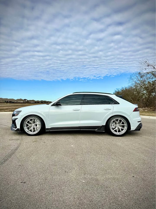 Karbel Carbon V1 Rear Diffuser for Audi Q8 2019-ON Carbon Fiber