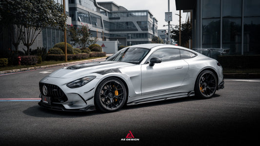 Mercedes Benz AMG GT63 SE Performance/Pro/Base GT55 GT43 C192 2025-ON with Aftermarket Parts - ART Front Fenders Dry Pre-preg Carbon Fiber from ArmorExtend