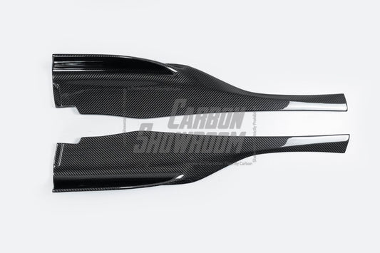 McLaren 720S 2018 2019 2020 2021 2022 2023 with Aftermarket Parts - 765LT Side Skirts Pre-preg Carbon Fiber / FRP from Aero Republic