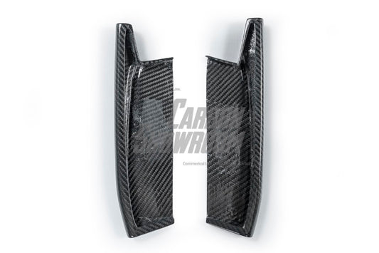 Audi S5 A5 S-line (with s-line bumper) B9.5 2020 2021 2022 2023 2024 with Aftermarket Parts - V2 Style Rear Diffuser & Canards Pre-preg Carbon Fiber from TAKD Carbon