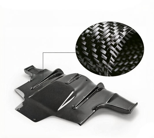 Mini Cooper S F56 & 2014 2015 2016 2017 2018 Pre-LCI & 2019 2020 2021 First LCI with Aftermarket Parts - DAG Style Rear Diffuser Underboard Carbon Fiber from EPR USA