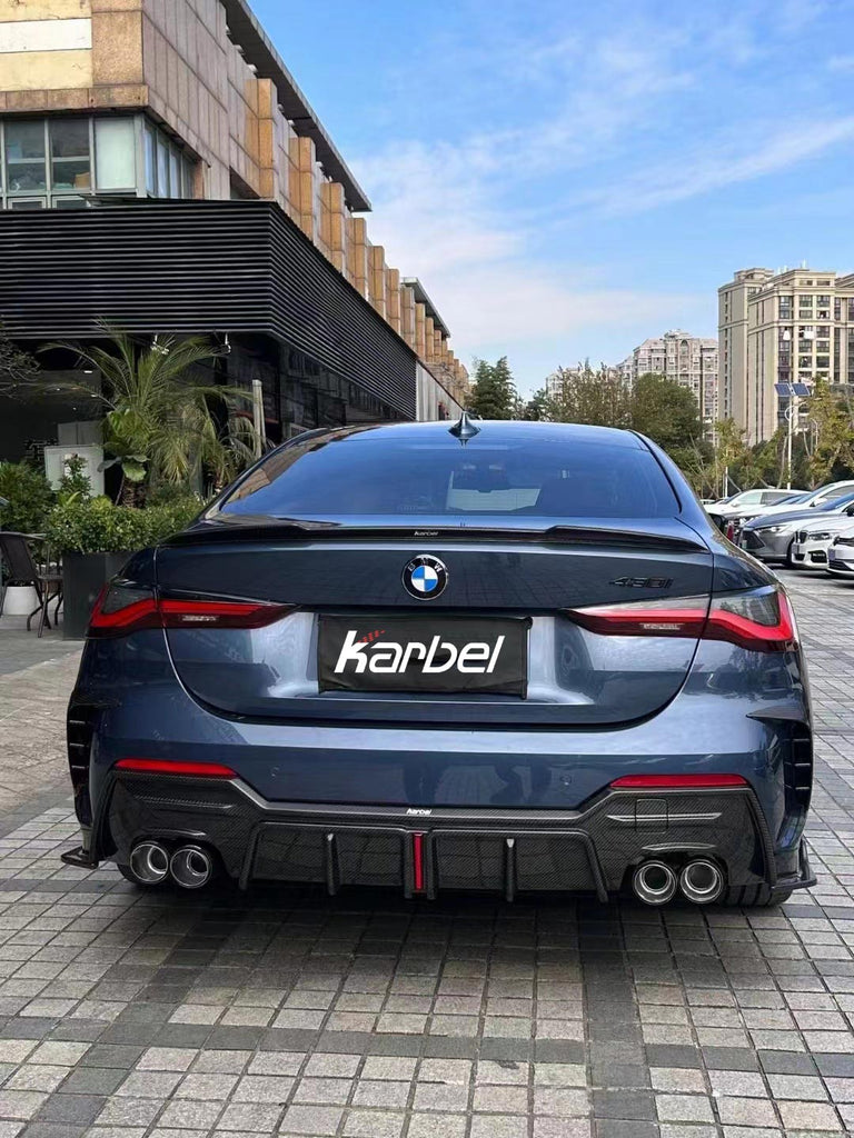 Karbel Pre-preg Carbon Fiber Rear Bumper Canards for BMW 4 series 430i M440i G22 G23