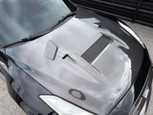 CMST Tuning VRS Vented Hood for Nissan GTR Nismo Premium Base Carbon Fiber / FRP