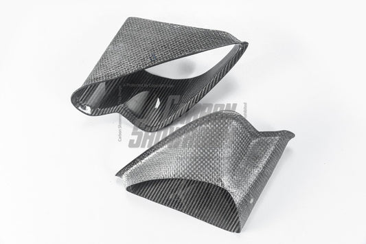 McLaren 720S 2018 2019 2020 2021 2022 2023 with Aftermarket Parts - 765LT Front Bumper & Lip Conversion Kit Pre-preg Carbon Fiber / FRP from Aero Republic