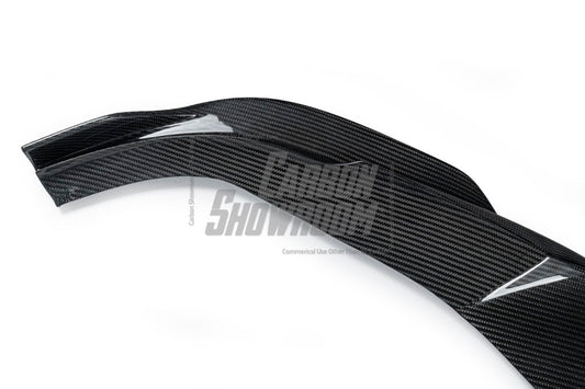 BMW 8 Series 840i (With M-Package Bumper) M850i G14 G15 G16 2018-ON with Aftermarket Parts - V2 Style Carbon Fiber Front Lip from TAKD Carbon