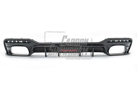 Audi S5 A5 S-line (with s-line bumper) B9.5 2020 2021 2022 2023 2024 with Aftermarket Parts - V2 Style Rear Diffuser & Canards Pre-preg Carbon Fiber from TAKD Carbon