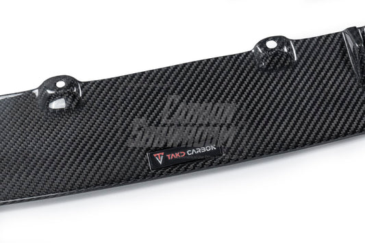 BMW M3 / M3C G80/G81 2021 2022 2023 2024 & M4 / M4C G82/G83 2021 2022 2023 2024 with Aftermarket Parts - Front Lip Pre-preg Carbon Fiber from TAKD Carbon