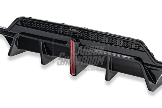 VTEN ABS Gloss Black Rear Diffuser & Canards for BMW 3 Series G20 330i M340i 2023-ON LCI - Performance SpeedShop