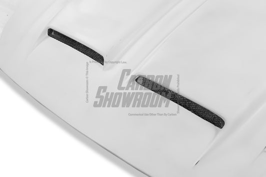 Ford Mustang Ecoboost V6 GT March1 Bullitt S550.2 2018 2019 2020 2021 2022 2023 with Aftermarket Parts - V1 Hood Carbon Fiber/FRP from Aero Republic