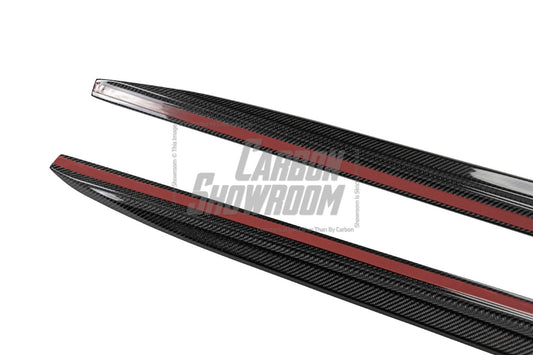 BMW X3 G01 & X4 G02 s/x Drive 30i M40i 2019-ON & X3M F97 & X4M F98 (Fits Both Pre-LCI & LCI) 2019-ON with Aftermarket Parts - AE V2 Side Skirts Carbon Fiber from ArmorExtend 