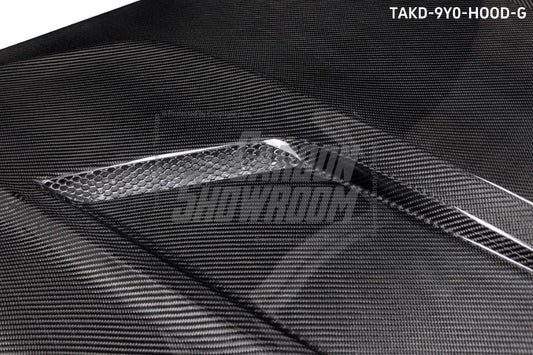 Porsche Cayenne / GTS / Turbo 9Y0 9Y3 2018-ON with Aftermarket Parts - Hood Bonnet Double-sided Pre-preg Carbon Fiber from TAKD Carbon