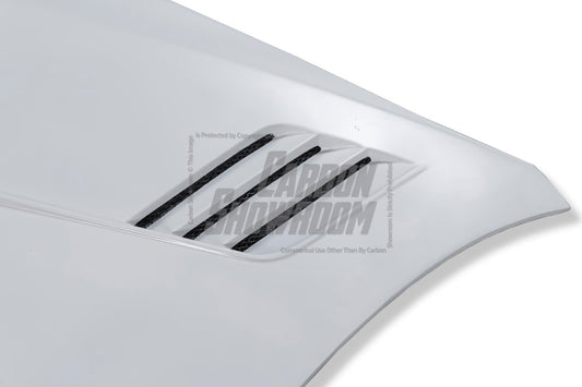 Nissan GTR Nismo T-Spec Premium Pure (for installation on 2008-2016 vehicles, 2017-2024 front bumper is recommended) 2017 2018 2019 2020 2021 2022 2023 2024 with Aftermarket Parts - V3 Hood Carbon Fiber / FRP from Aero Republic