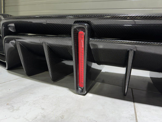 Robot Craftsman "Godzilla" Rear Bumper & Diffuser for Nissan GTR  R35 PP Polypropylene FRP Carbon Fiber