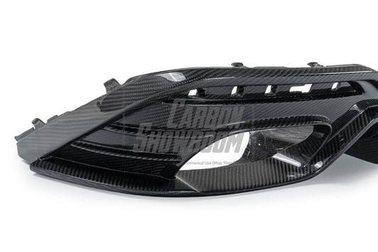 Audi S5 A5 S-line (with s-line bumper) B9.5 2020 2021 2022 2023 2024 with Aftermarket Parts - V2 Style Rear Diffuser & Canards Pre-preg Carbon Fiber from TAKD Carbon